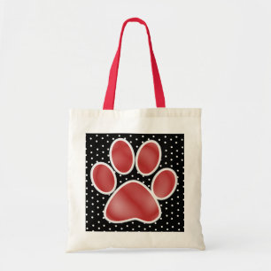 Tote Bolsa de impressão de pata ... : ) SRF