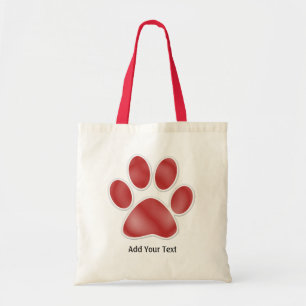 Tote Bolsa de impressão de pata ... : ) SRF