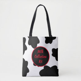Tote Bolsa de impressão de vaca “Kit de coleta de leite