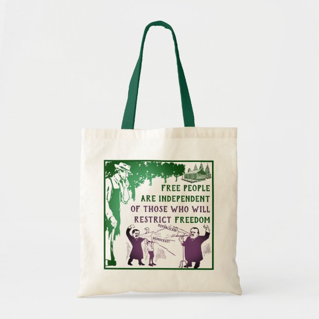 Tote Bolsa de independência política (Frente)