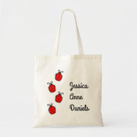 Bolsa de ladybug personalizado bonito