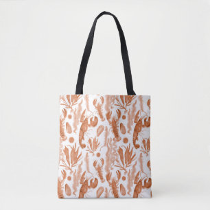 Tote Bolsa de lagosta Red Cape