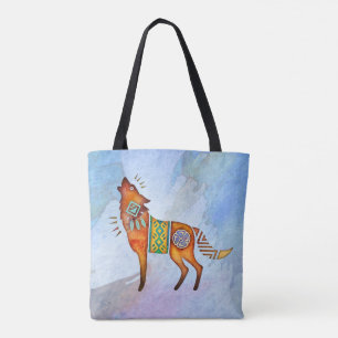 Tote Bolsa de Lobo Pintado