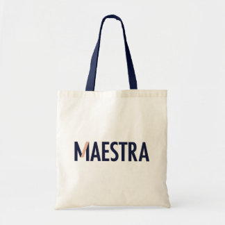 Tote Bolsa de logotipo da Maestra