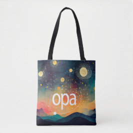 Tote Bolsa de logotipo OPA colorido