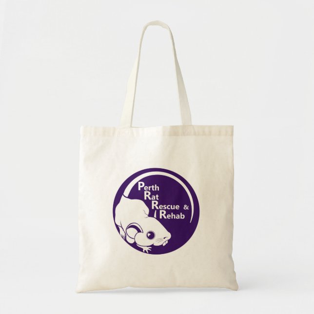 Tote BOLSA de logotipo PRRR pequeno (Frente)