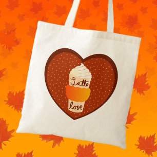 Tote Bolsa de lona Cute Fall Coffee Lover