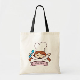 Tote Bolsa de Lona Desenhada à Mão The Little Chef