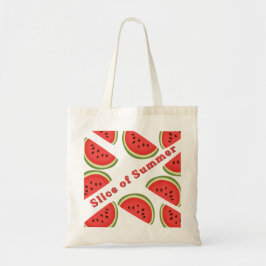 Tote Bolsa de lona estética "Fatia de Verão"