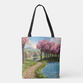 Tote Bolsa de lona estética trendy para todos os dias