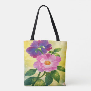 Tote Bolsa de lona estética trendy para todos os dias