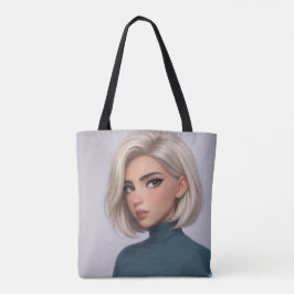 Tote Bolsa de lona estética trendy para todos os dias