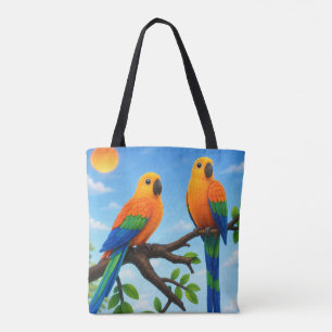 Tote Bolsa de lona estética trendy para todos os dias