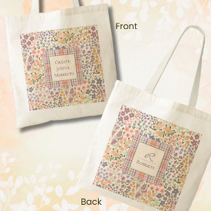 Tote Bolsa de Lona Personalizada – Nome e Citação Perso
