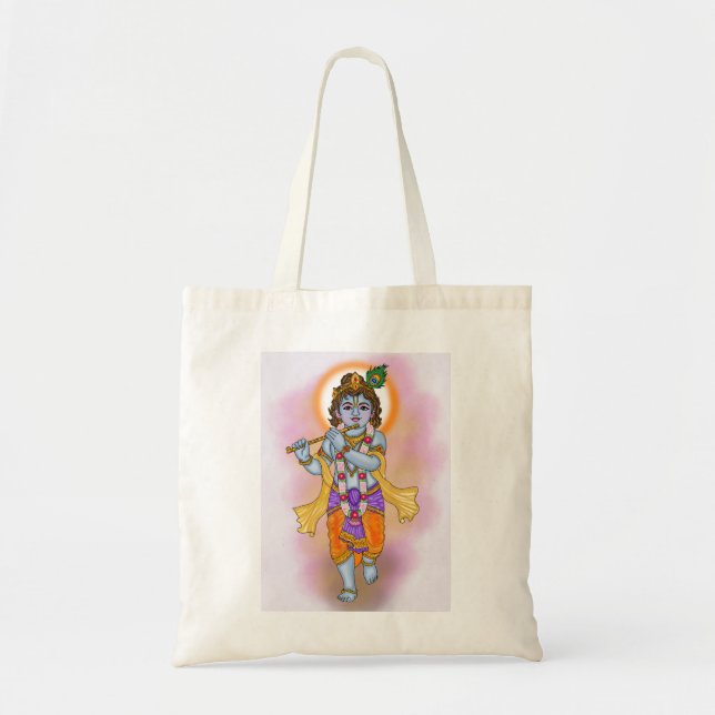 Tote Bolsa de Lord Krishna (Frente)
