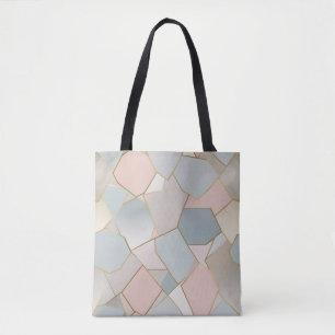 Tote Bolsa de luxo do Pastel Mosaico