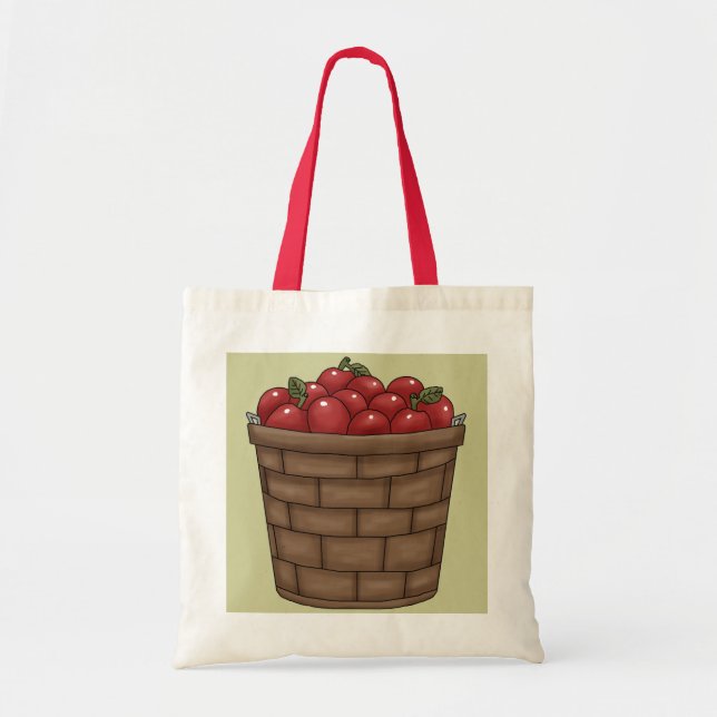 Tote Bolsa de Maçãs (Frente)
