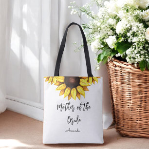 Tote Bolsa de Madrinha de Casamento de Girassol