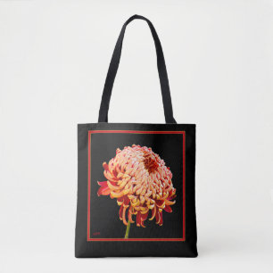 Tote Bolsa de Mãe Vermelho e Tan