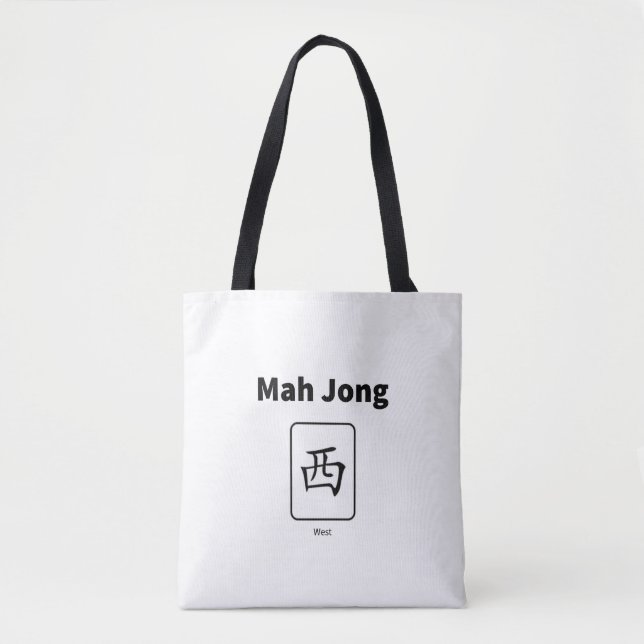 Tote Bolsa de Mah Jong (Frente)