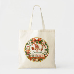 Tote Bolsa de Mahjong Presente para Jogadores de Mahjon