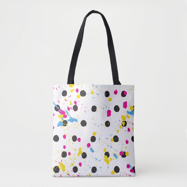Tote Bolsa de mala elegante simples e multicores do Bol (Frente)