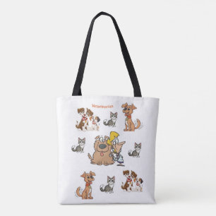 Tote Bolsa de mão, Veterinário Cães Gatos Animais  