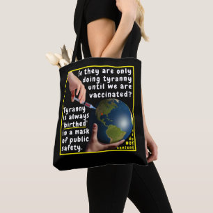 Tote Bolsa de máscara de Tyranny