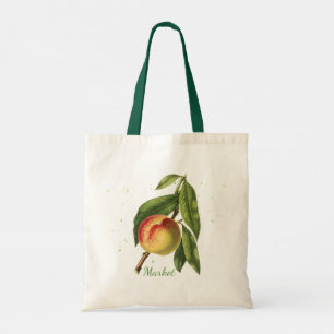 Tote Bolsa de Mercado de Fruta Botânica