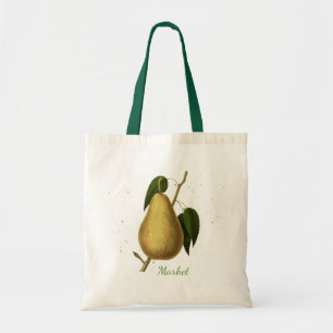 Tote Bolsa de Mercado Verde de Pear