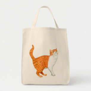 Tote bolsa de mercearia Ginger Cat