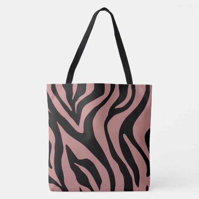 Tote Bolsa de Moda Bronze/ Laranja Dois Tom (Frente)