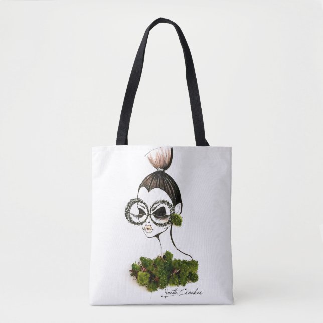 Tote Bolsa de Moda Verde (Frente)