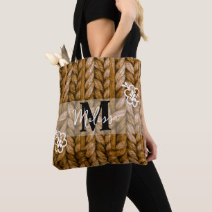 Tote Bolsa de Monograma Personalizado Ideia de presen