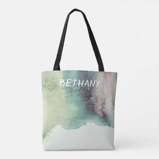 Tote bolsa de na moda personalizado personalizado de aq (Verso)
