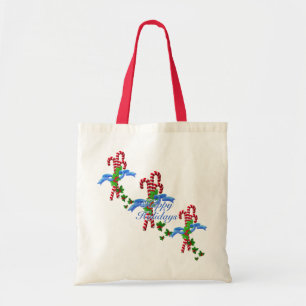 Tote Bolsa de Natal Candy Canis