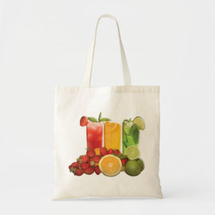 Tote Bolsa de Natal com Bebidas Festivas