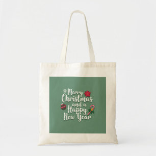 Tote Bolsa de natal decorativo personalizado