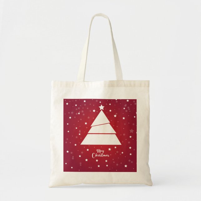 Tote Bolsa de natal decorativo personalizado (Frente)