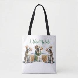 Tote Bolsa de Natal do Labrador Retriever