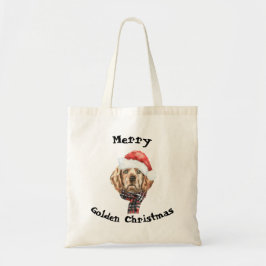 Tote Bolsa de Natal para ouro