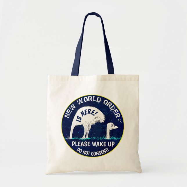 Tote Bolsa de Nova Ordem Mundial (Frente)