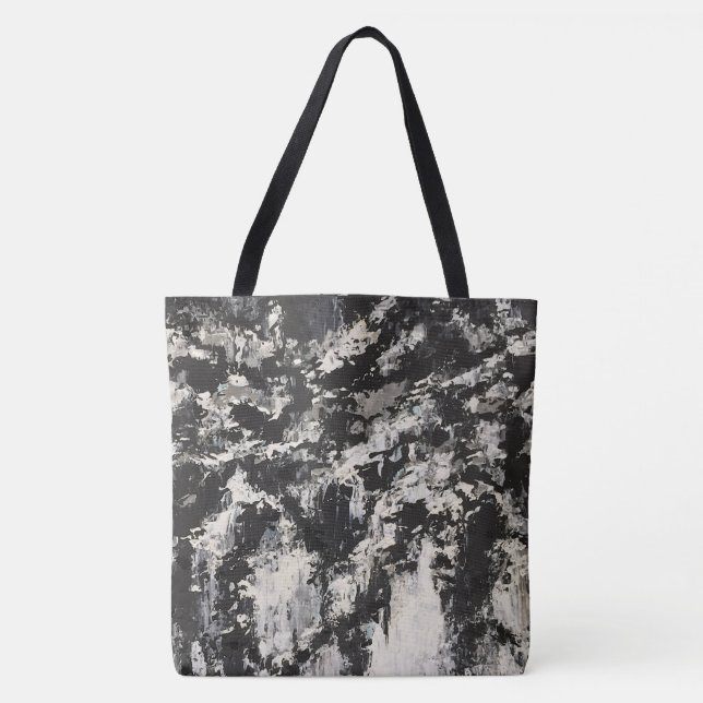 Tote Bolsa de Obsessões de Contraste (Frente)