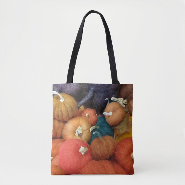 Tote Bolsa de Ombro com Temas Pumpkin (Frente)