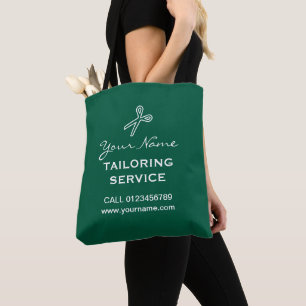Tote Bolsa de ombro de serviço de alfaiate com logotipo