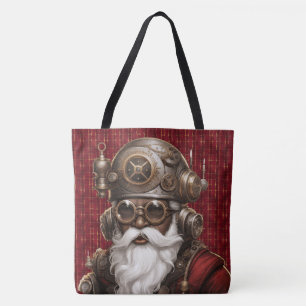 Tote Bolsa de ombro grande Unicamente Preto Steampunk P