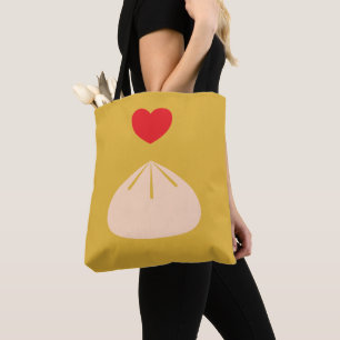 Tote Bolsa de Ombro Longo Com Amor Idiota (2 Tamanhos)