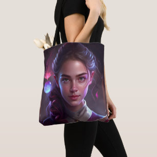 Tote Bolsa de Ombro para Estudantes Místicos de Escarla