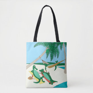 Tote Bolsa de ombro Sandy Toes Beach