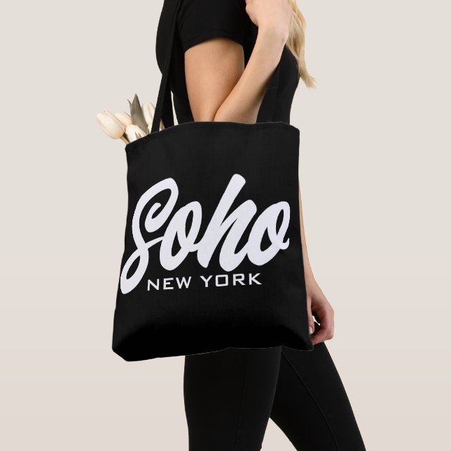 Tote Bolsa de ombro Soho Nova York moderna (Close Up)